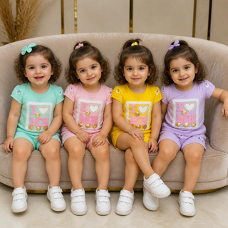 تیشرت شلوارک I LOVE